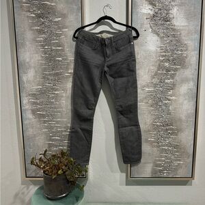 Gray Helmut Lang Straight-Leg Jeans
